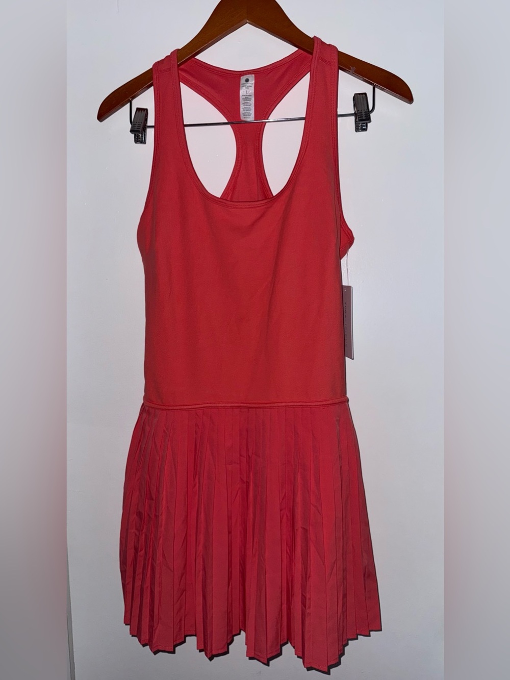 Yogalicious Coral Pink Racerback Active Dress